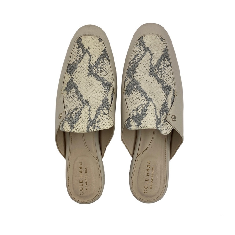 𝅺COLE Haan Grand Series Ryan Mule in Pumice Stone Color sz 7B